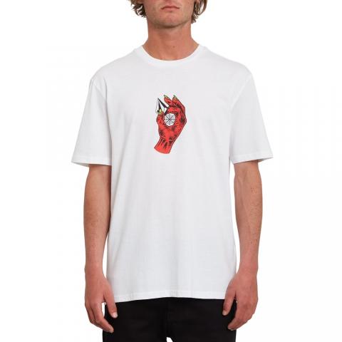 Volcom mns T-Shirt Volcom Zombie BSC WHT Größe: M Weiss: white M | white