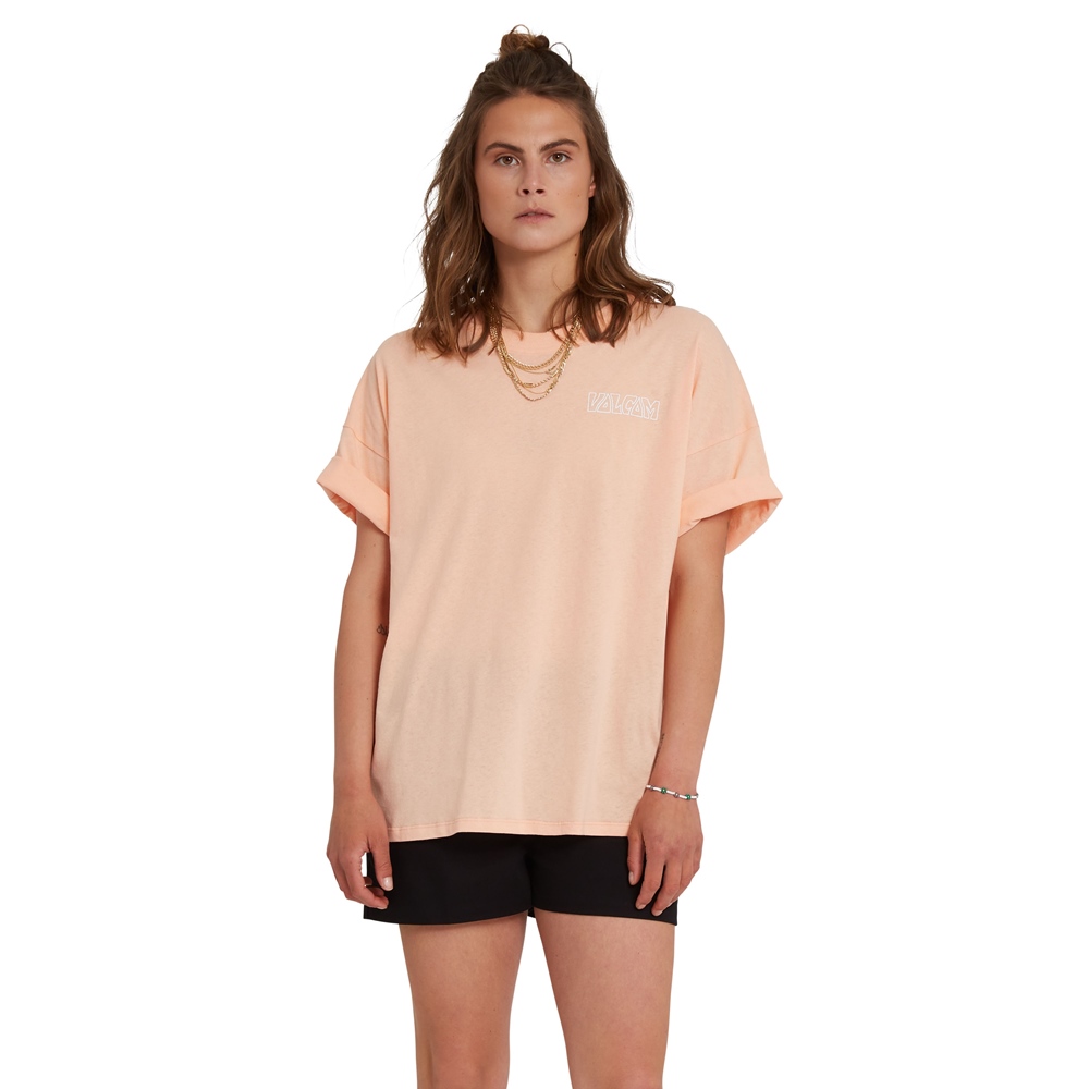 Volcom wms T-Shirt Voltrip COR Größe: M Farbe: coral
