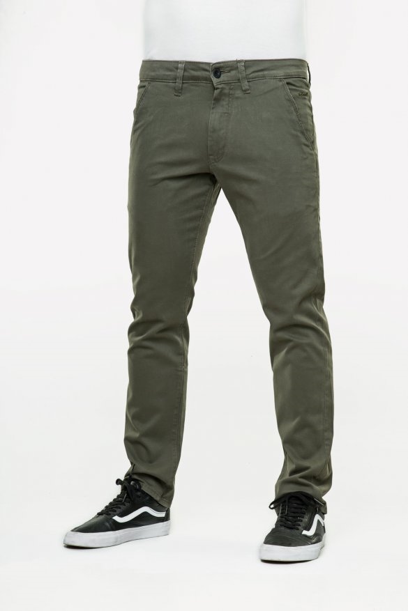 Reell Flex Tapered Chino - olive Größe: 34/32 Farbe: Olive