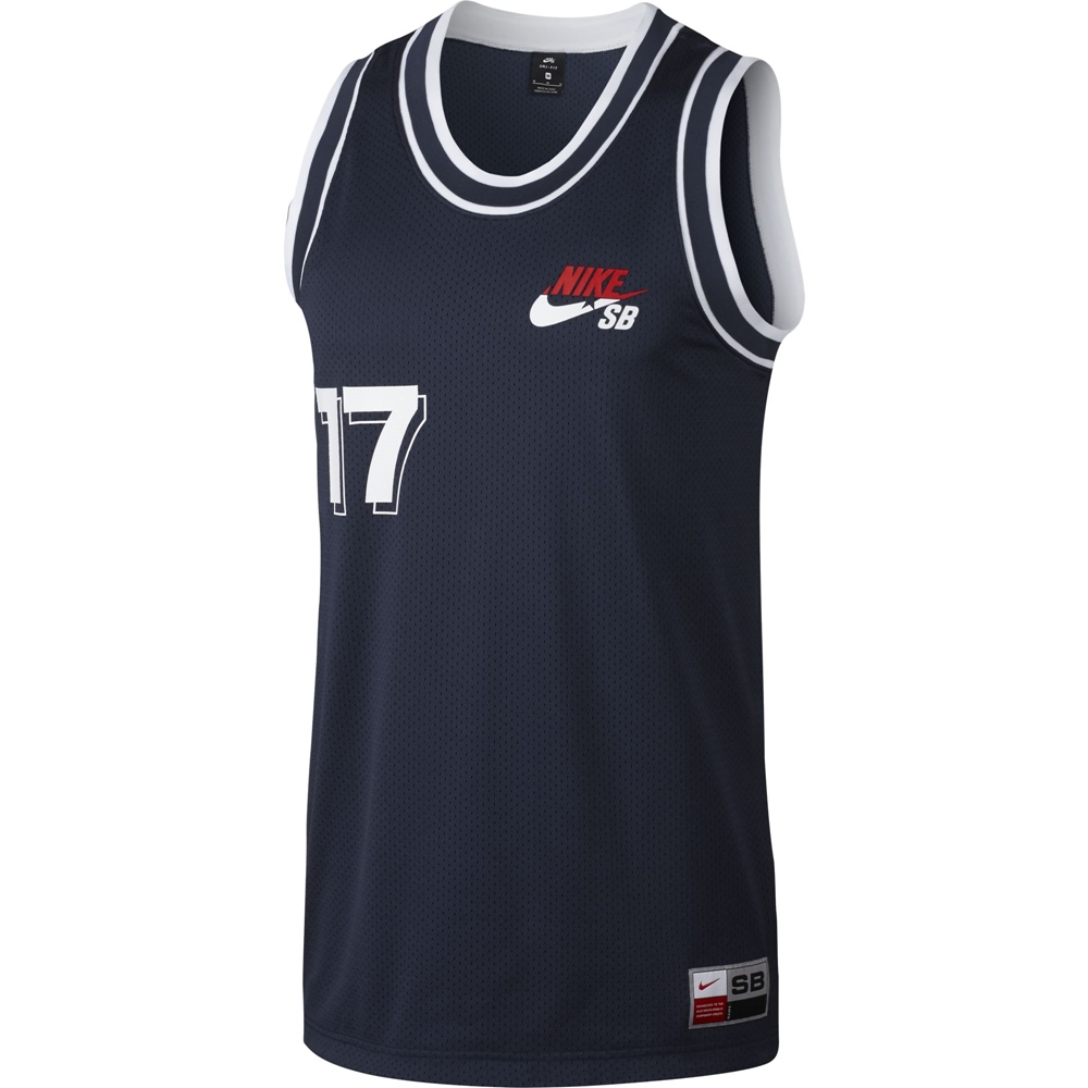 Nike SB Court Jersey - blue Größe: XL Farbe: ObsdnWht