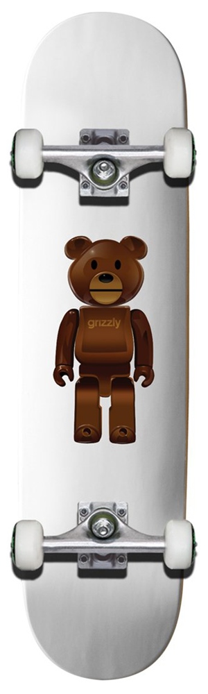 Grizzly No Batteries - 8.0 Breite: 8.0 Farbe: weiss