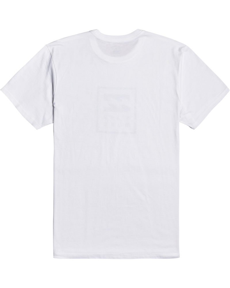 Billabong mns T-Shirt Unity Stacked white Größe: S Weiss: white