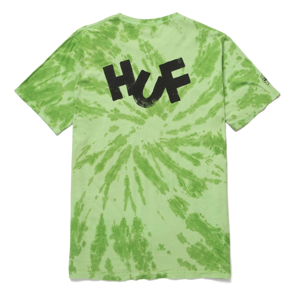 Huf Haze Brush Tie Dye - lime Größe: XL Grün: lime