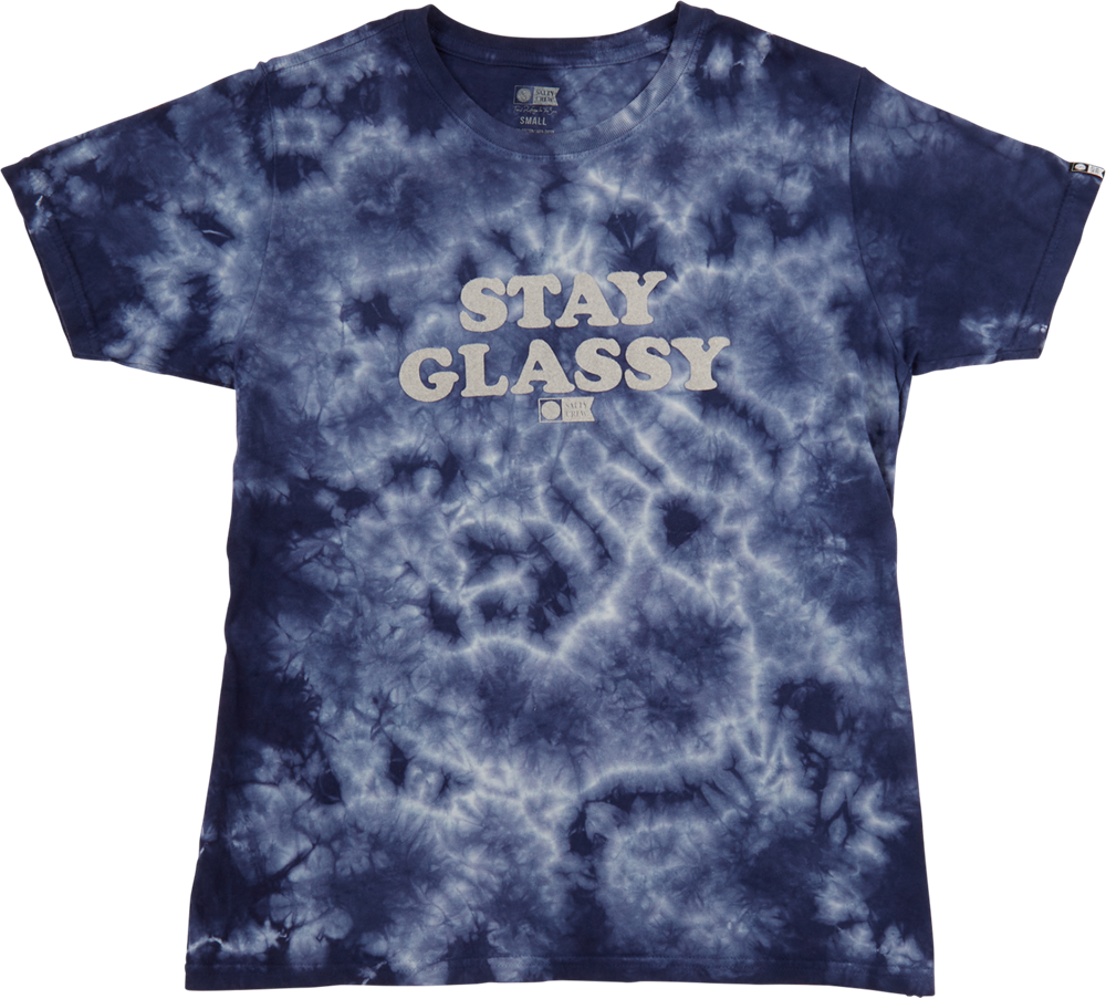 Salty Crew Stay Glassy Boyfriend - navy tie dye Größe: M Blau: navytiedye