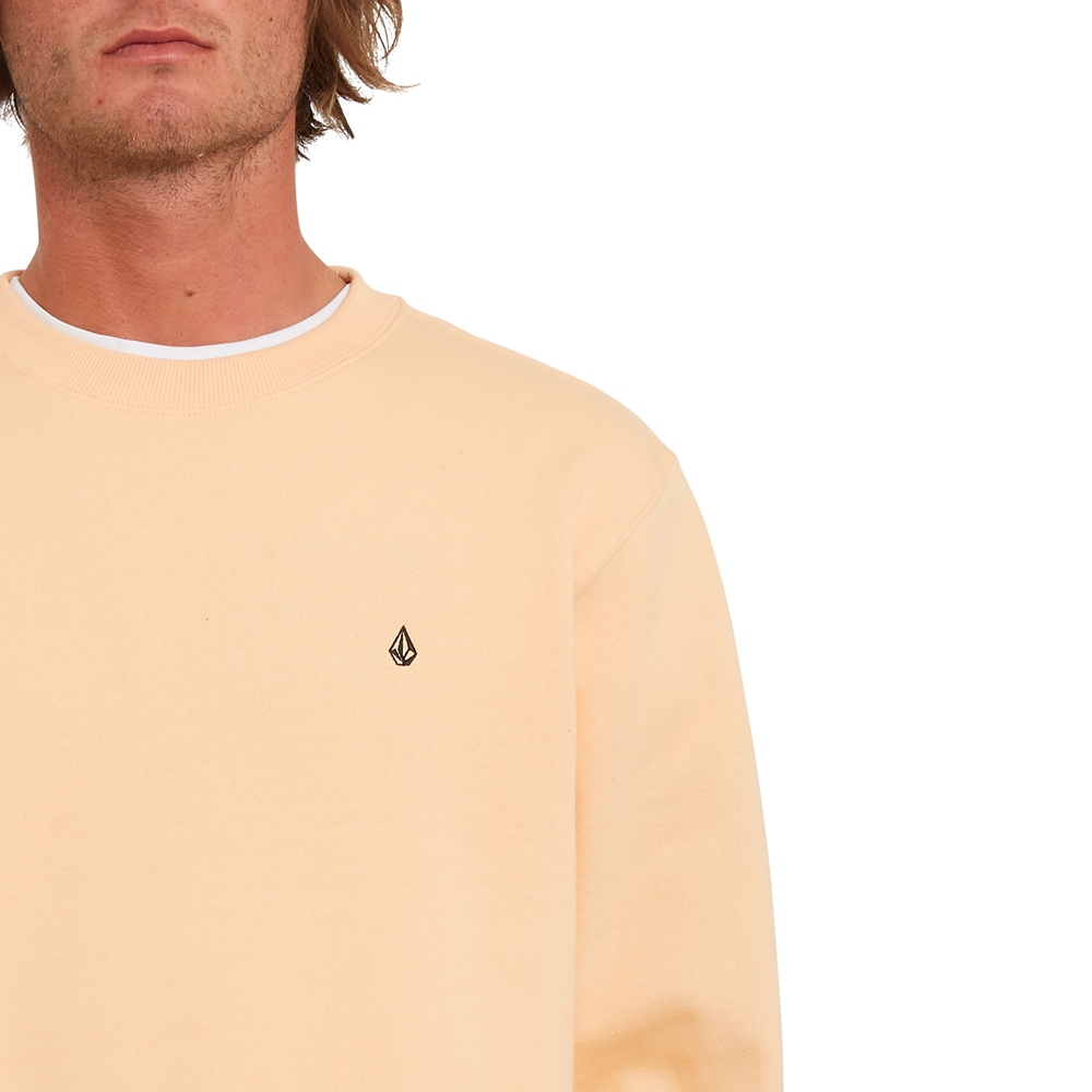 Volcom mns Sweatshirt Single Stone CBS Größe: M Farbe: creamblush